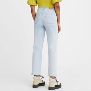 Levi's Ribcage Straight Ankle High Rise High Waist Fall Storm Light Wash size 27